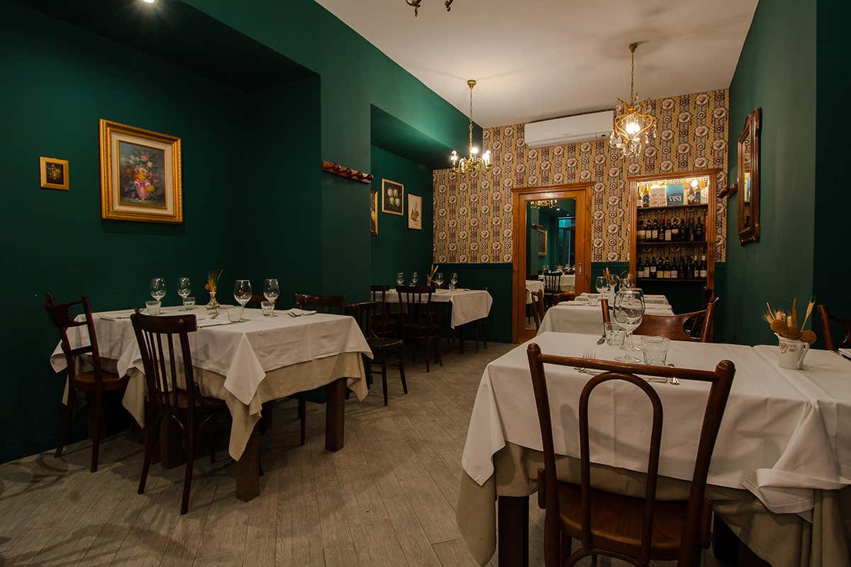 L'interno caldo e accogliente di Mamma Orsa A Roma la cucina di vera ricerca di Mamma Orsa