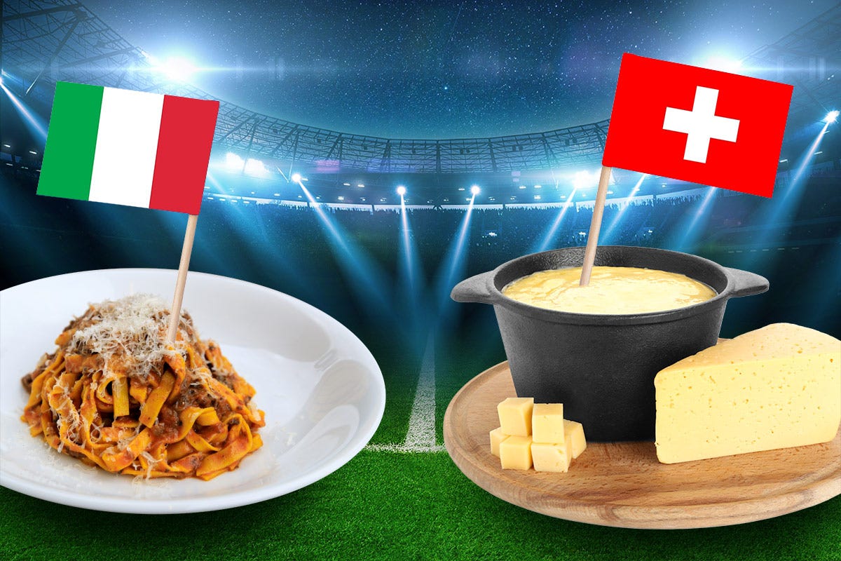 Euro2024, Svizzera-Italia: dal calcio la sfida passa in cucina
