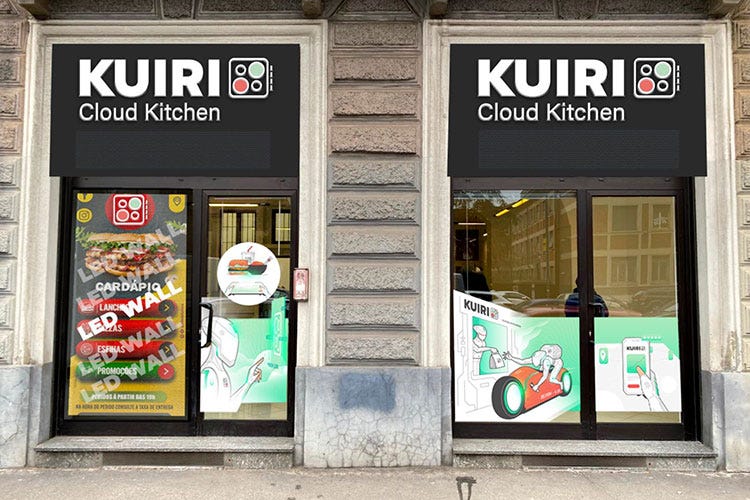 Il punto vendita Kuiri in via Melchiorre Gioia - Kuiri al raddoppio su Milano Si diffonde il coworking culinario