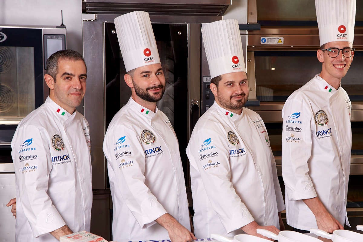 da sinistra: Fabrizio Zucchi, Matteo Manuini, Bruno Andreoletti, Nicholas Tecchiolli 