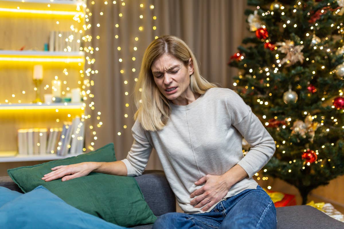 Pancia gonfia: cosa mangiare durante le feste