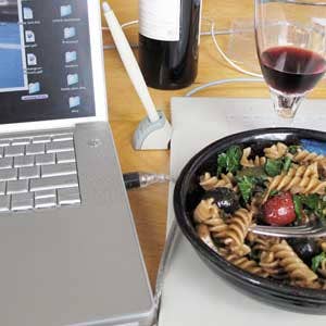 Cosa mangiare a pranzo davanti al pc