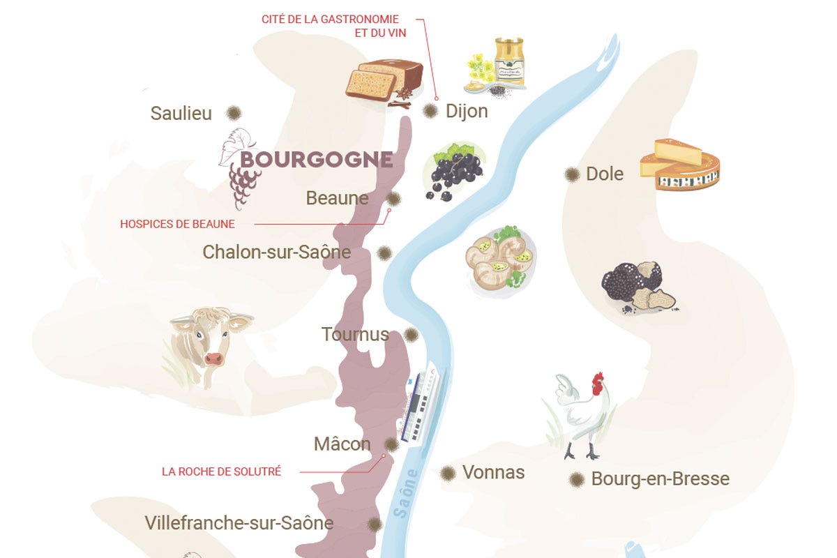 [[Tour de la gastronomie]] Vino, mostarda, ribes e non solo: Borgogna terra di eccellenze