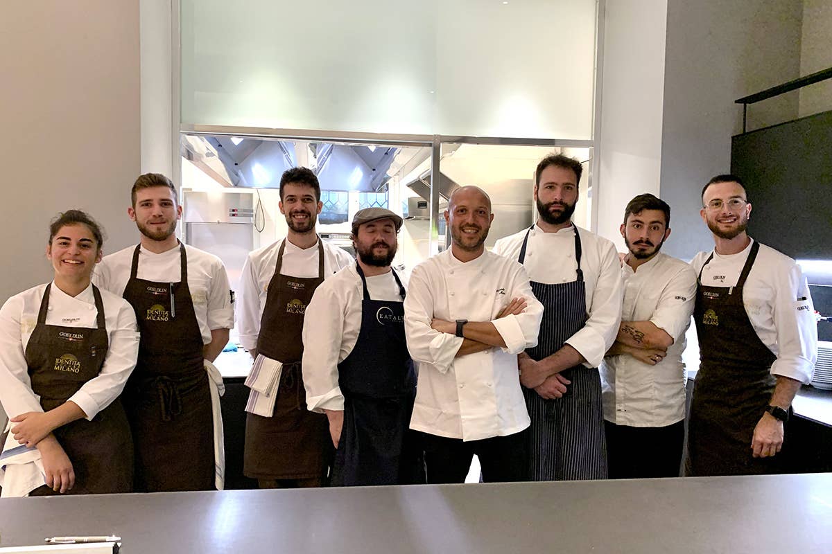 Marco Visciola con la sua brigata a Milano Il mare e la Liguria secondo Marco Visciola