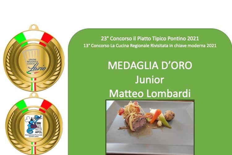 Lombetto di agnello in crosta con farcia alle olive e funghi pleurotus con verdure scottate e quenelle di patate aromatizzate Piatto tipico e cucina regionale: Lombardi vince tra i giovani