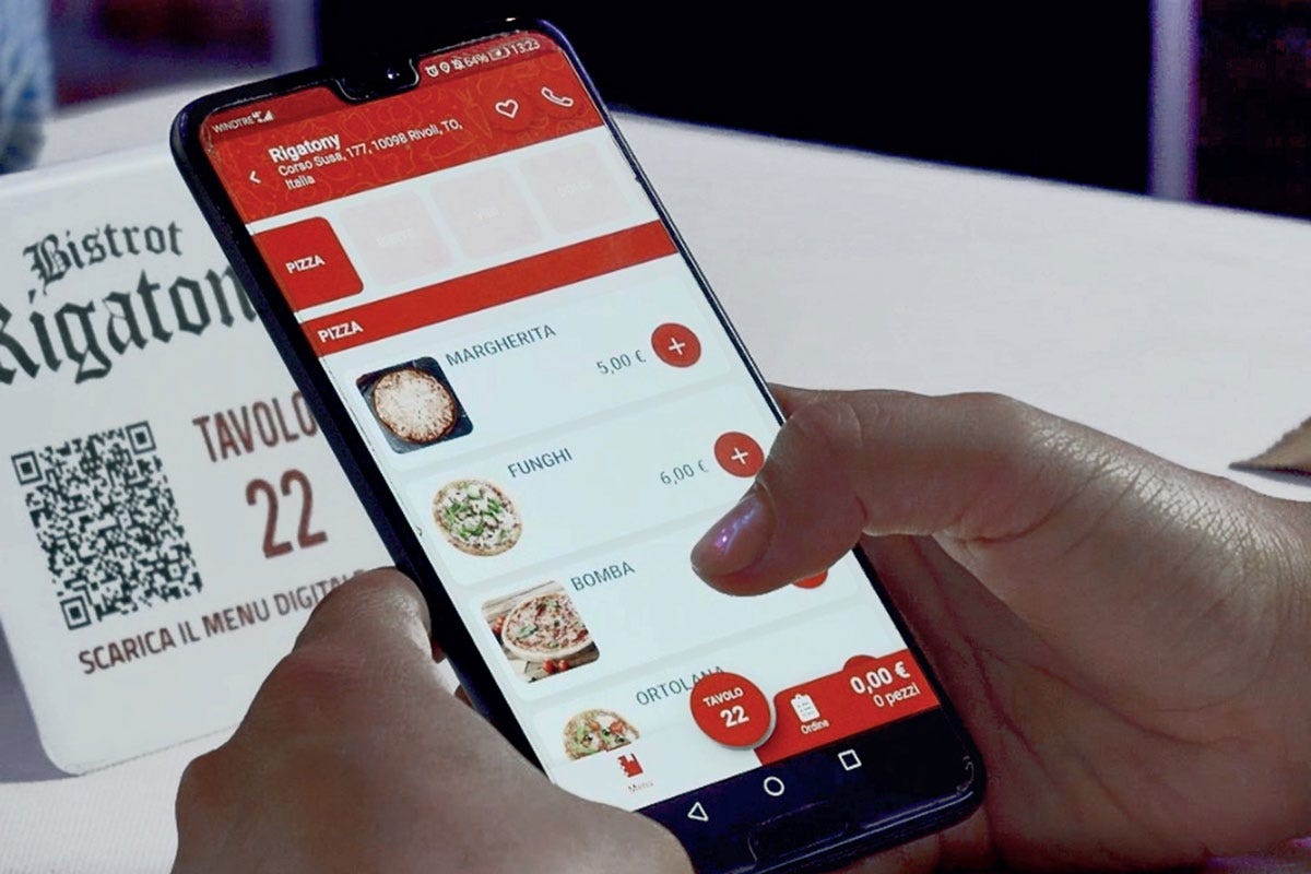 Il menu di CEI Food è digitale, interattivo e facile da usare