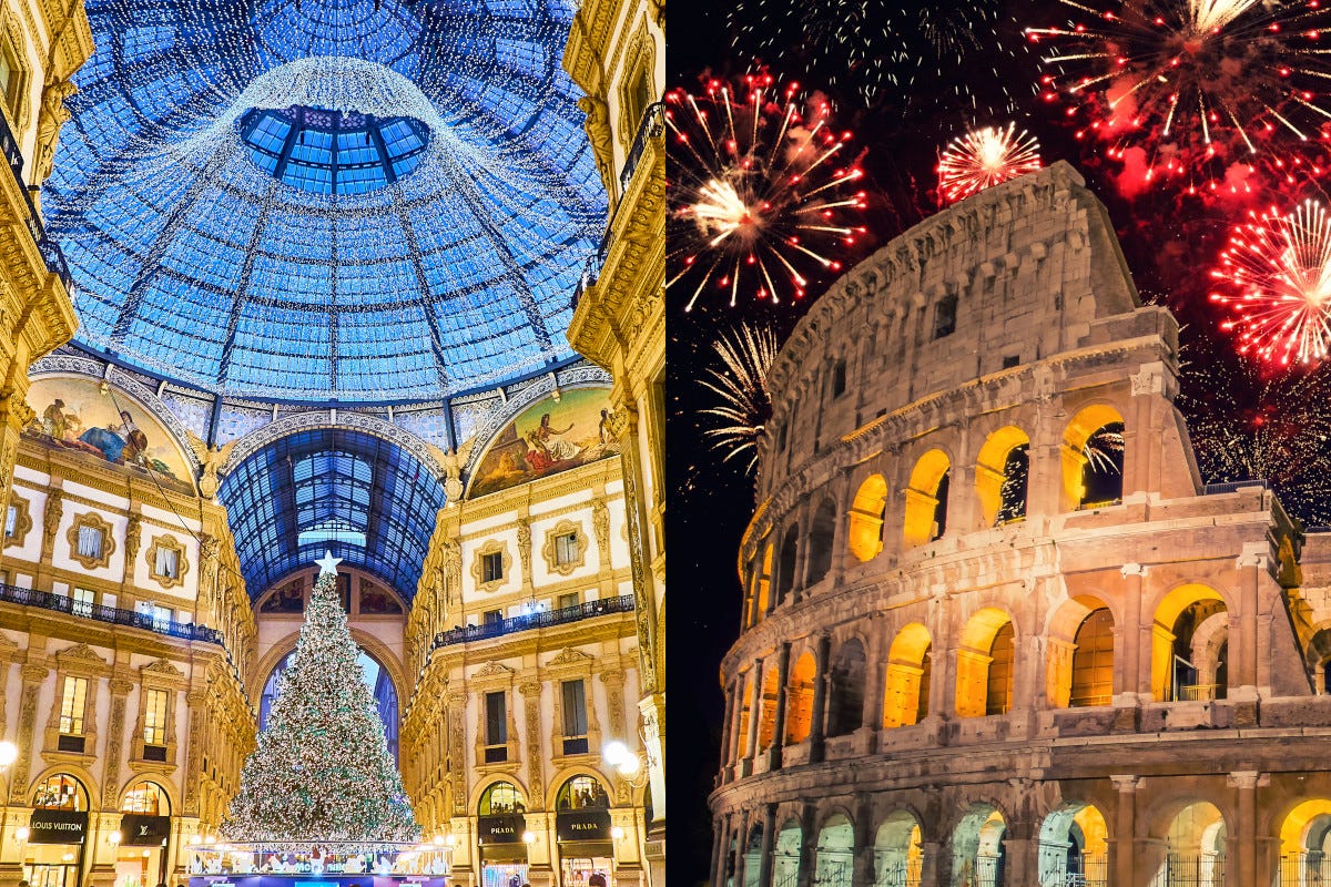 Milano e Roma le città italiane preferite dagli europei per Natale e Capodanno