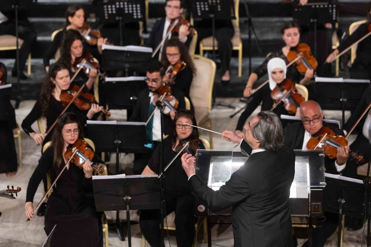 Riccardo Muti al teatro romano di Jerash per l'amicizia tra i popoli