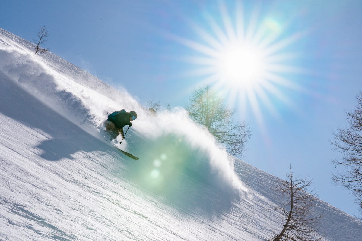 Neve fresca per sciare a Courmayeur (foto Elisa Bessega) Sci, gusto e divertimento: Courmayeur è pronta per l'inverno