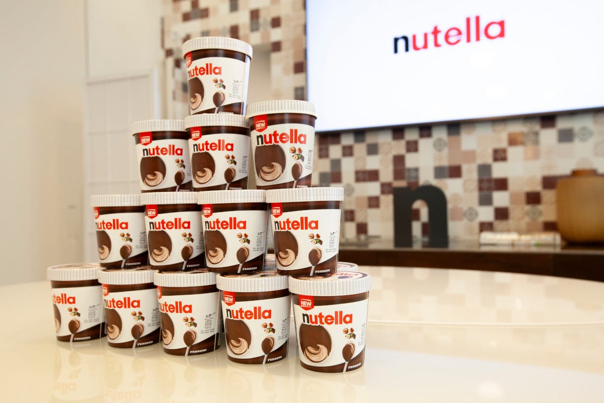 La Nutella diventa gelato: anche in Italia ora è nei supermercati