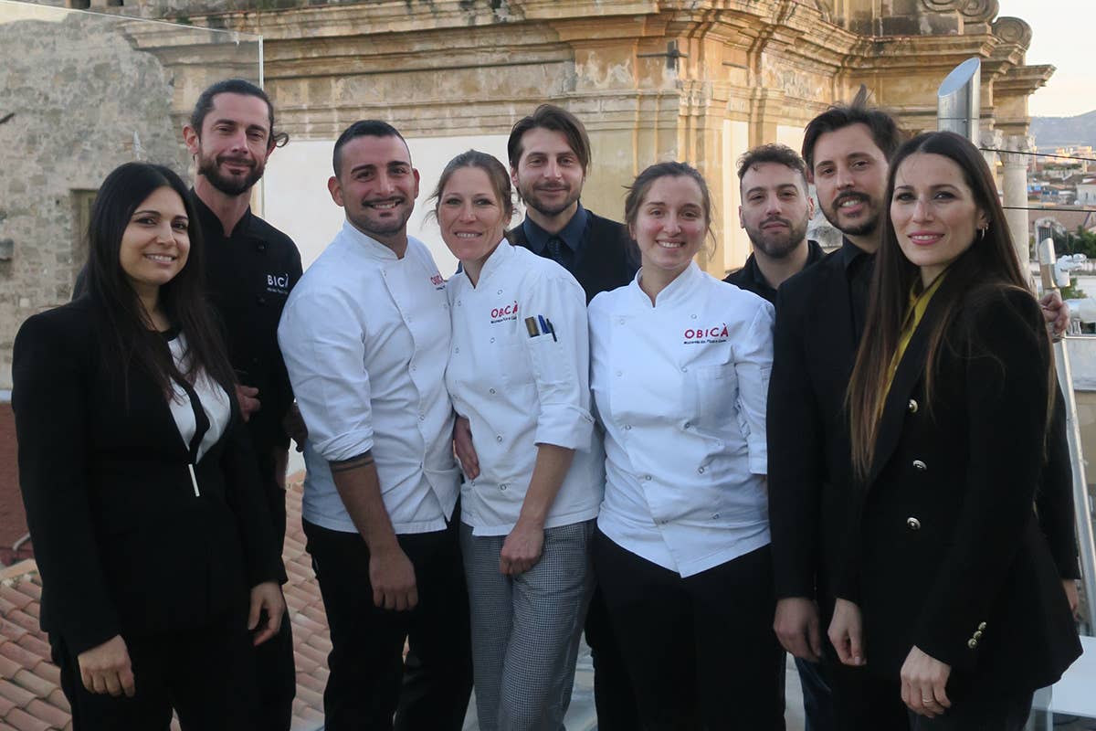 Lo staff Obicà, cucina tradizionale in un ambiente unico