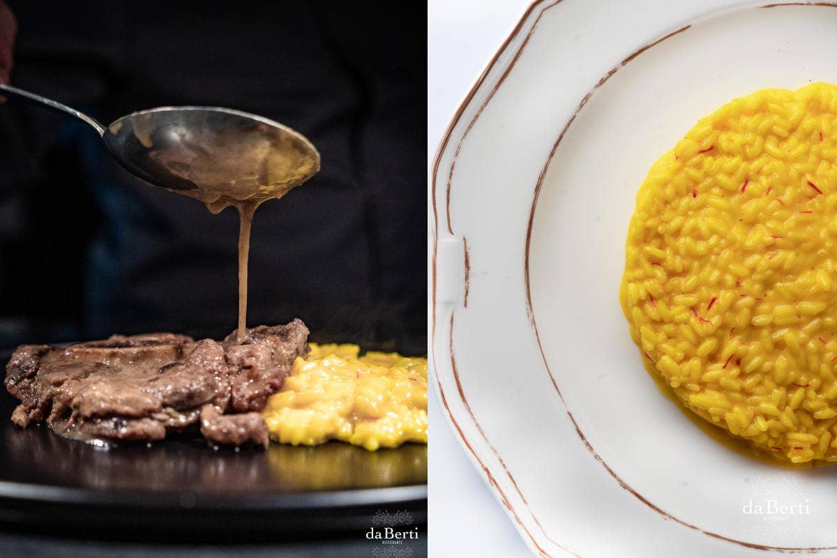 Ossobuco e risotto alla milanese al ristorante Da Berti Da Berti a Milano la seconda vita un ristorante nel segno della tradizione