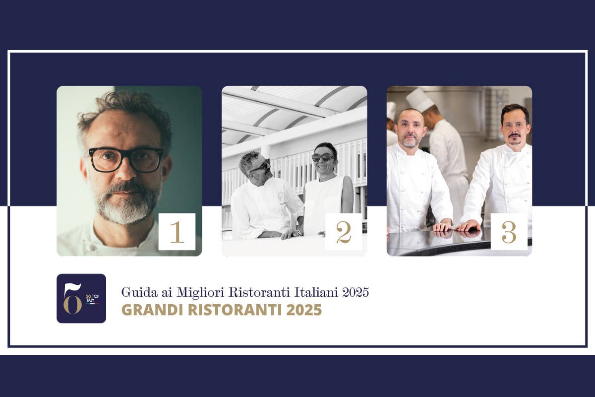 50 Top Italy: Osteria Francescana ancora 1ª. Assenti 4 tristellati