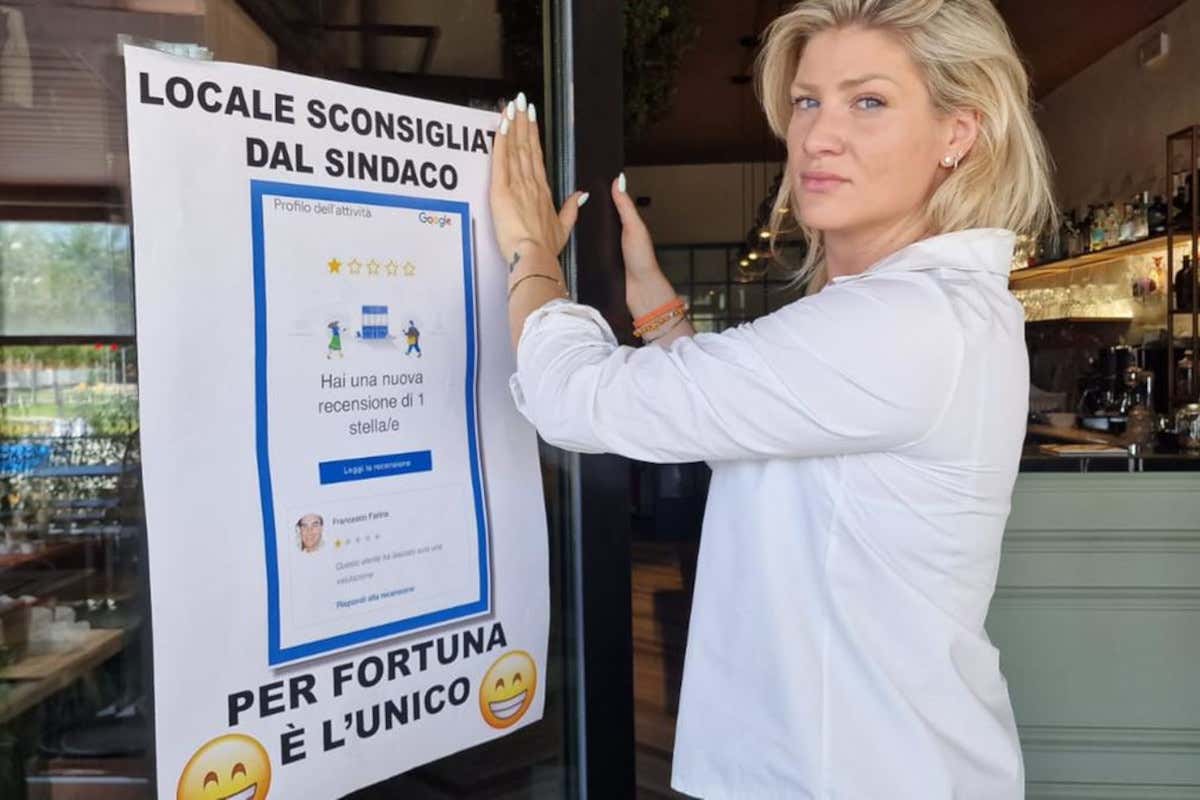 Il sindaco critica il pub sul web. La titolare: «In paese 5 locali, ci aiuta così?»