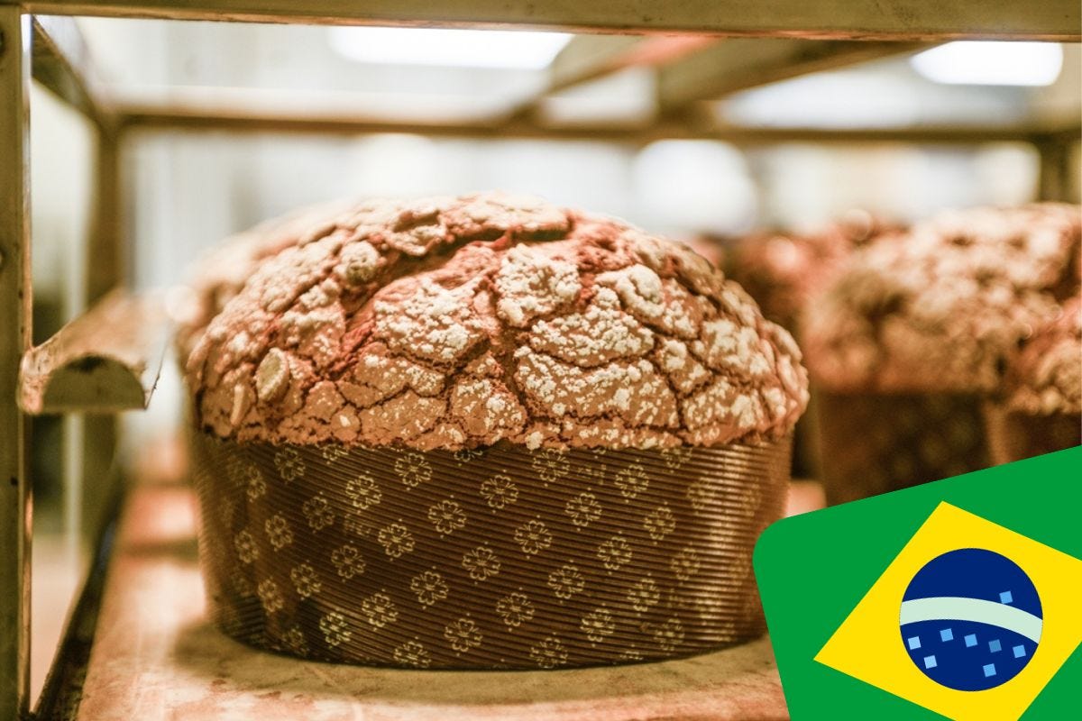Il Brasile detiene il primato di produzione di panettone  Panettone: niente Italia al Brasile il primato mondiale della produzione