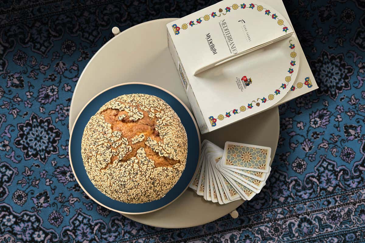 Il Mediterraneo nel panettone di Gino Fabbri e Maradona Youssef Il Mediterraneo nel panettone di Gino Fabbri e Maradona Youssef