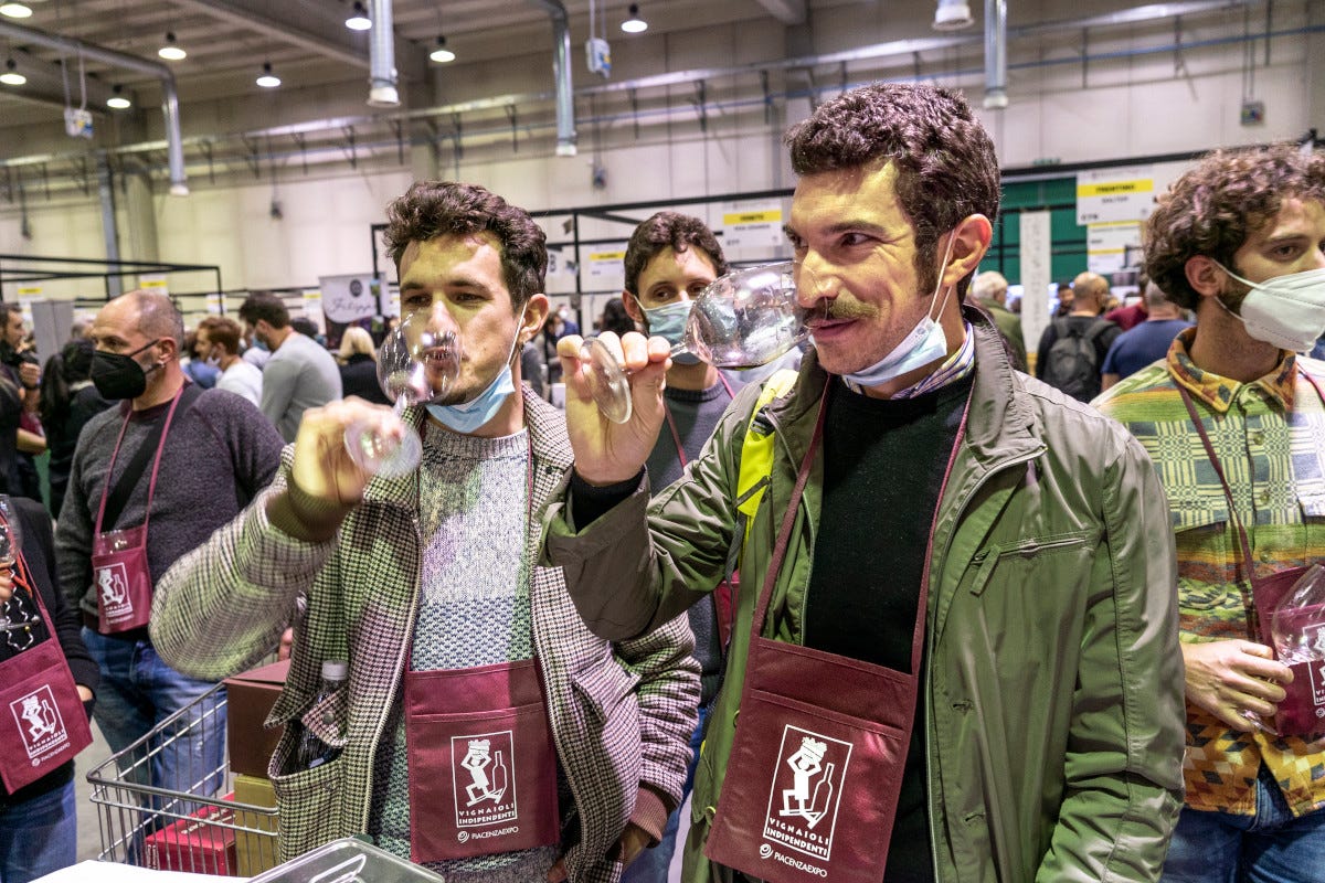 Un'immagine dei un'edizione pregressa del Mercato dei vini e dei vignaioli indipendenti A Piacenza torna il Mercato dei vini dei vignaioli indipendenti