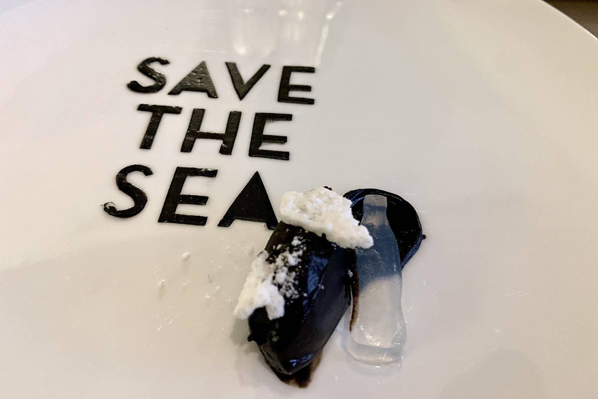 Save the sea: il pre dessert Il mare e la Liguria secondo Marco Visciola