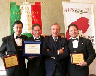 da sinistra: Gabriele Del Carlo, Andrea Balleri, Osvaldo Baroncelli e Daniele Arcangeli