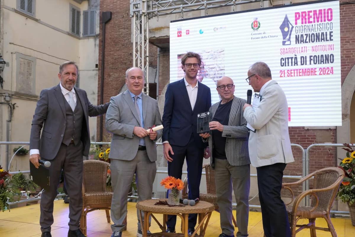 Claudio Zeni vince il Premio Città di Foiano per il giornalismo enogastronomico