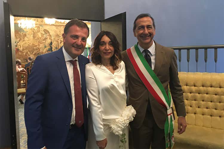 Redazione in festa Andrea Radic sposa Tiziana Nicol&ograve;
