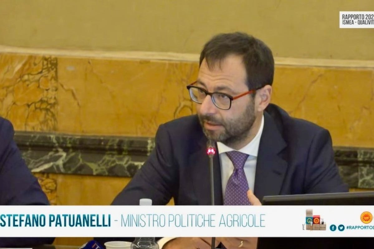 Il ministro dell'Agricoltura Stefano Patuanelli Prodotti Dop: cala il fatturato nel 2020, ma valgono il 20% dell’agroalimentare