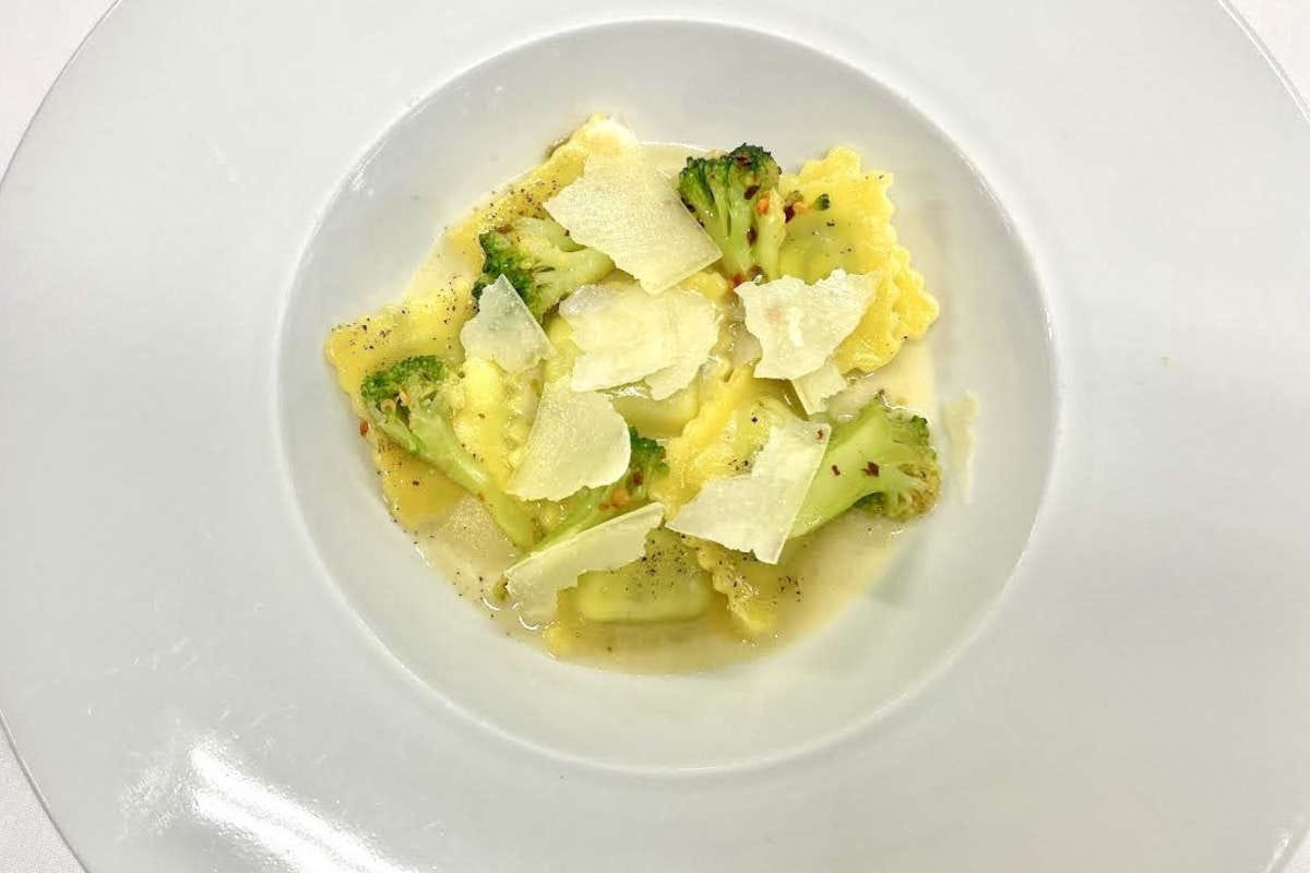 Ravioli alla cacio e pepe con broccoli: il piatto trendy di MSC Crociere