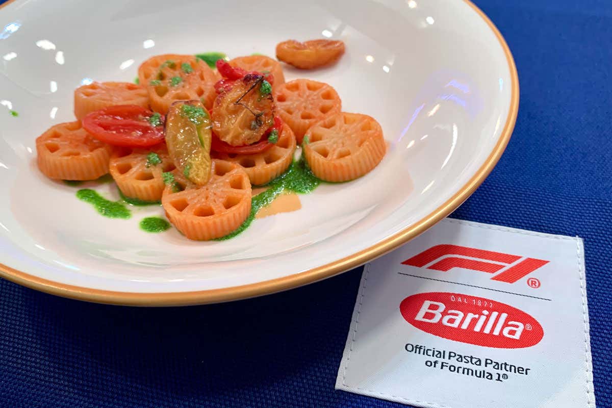Barilla lancia “Gran Ruote”, la pasta nata dall’incontro con la Formula 1