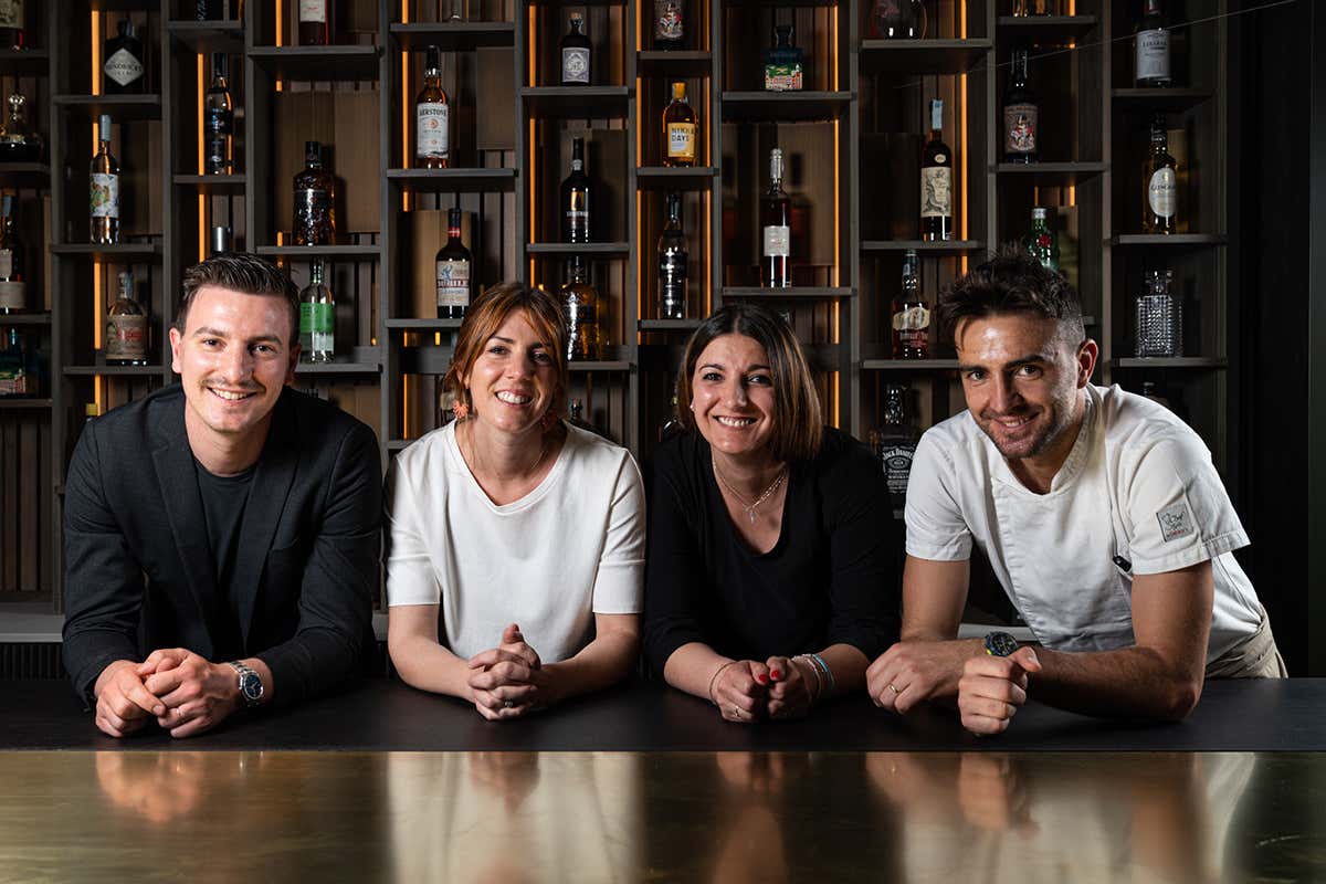 Liliana, Laura, Gianluca e Patrick Zanoni Brescia&hellip; by Rock. Quattro giovani e un ristorante di famiglia