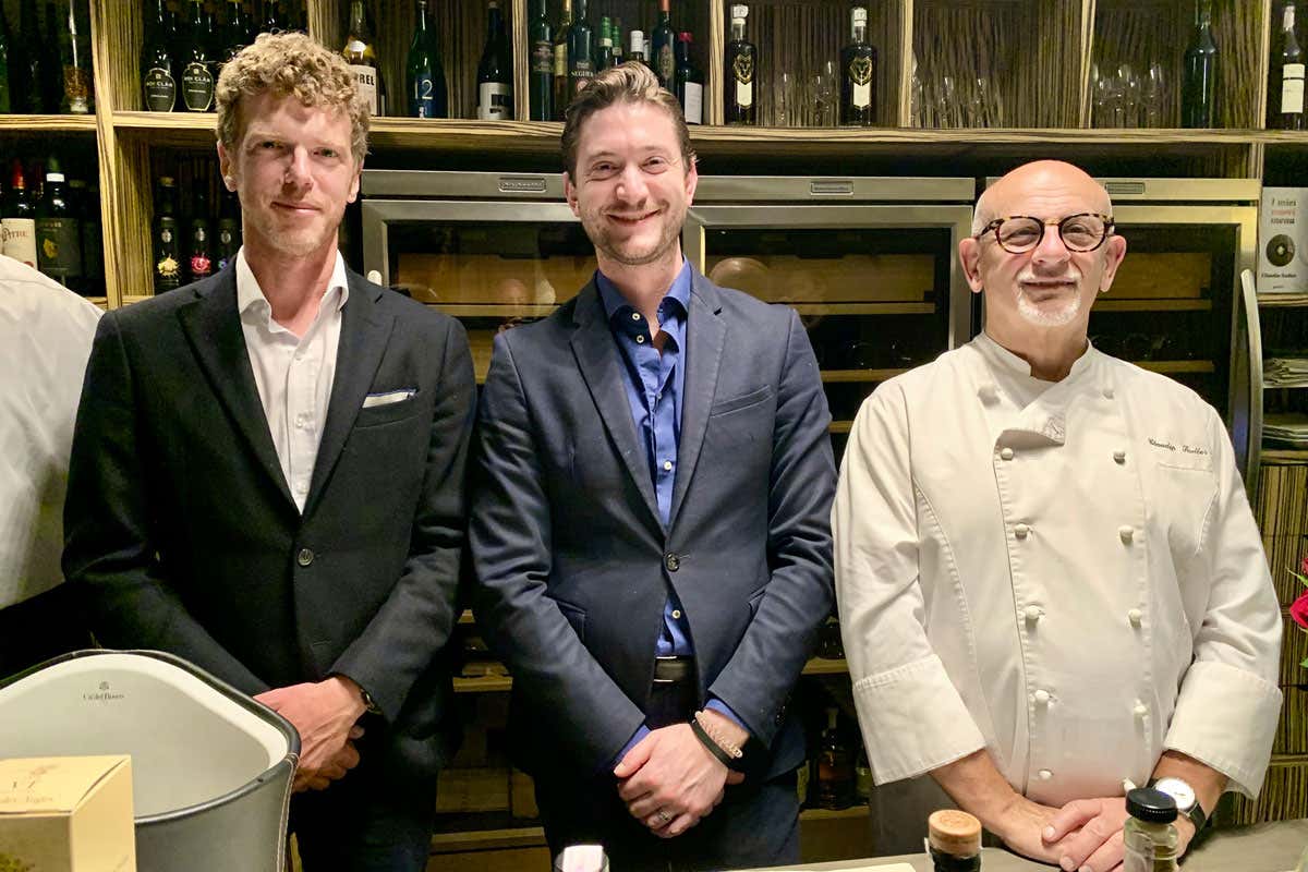 La cucina di chef Claudio Sadler incorona il Pineau des Charentes La cucina di chef Claudio Sadler incorona il Pineau des Charentes