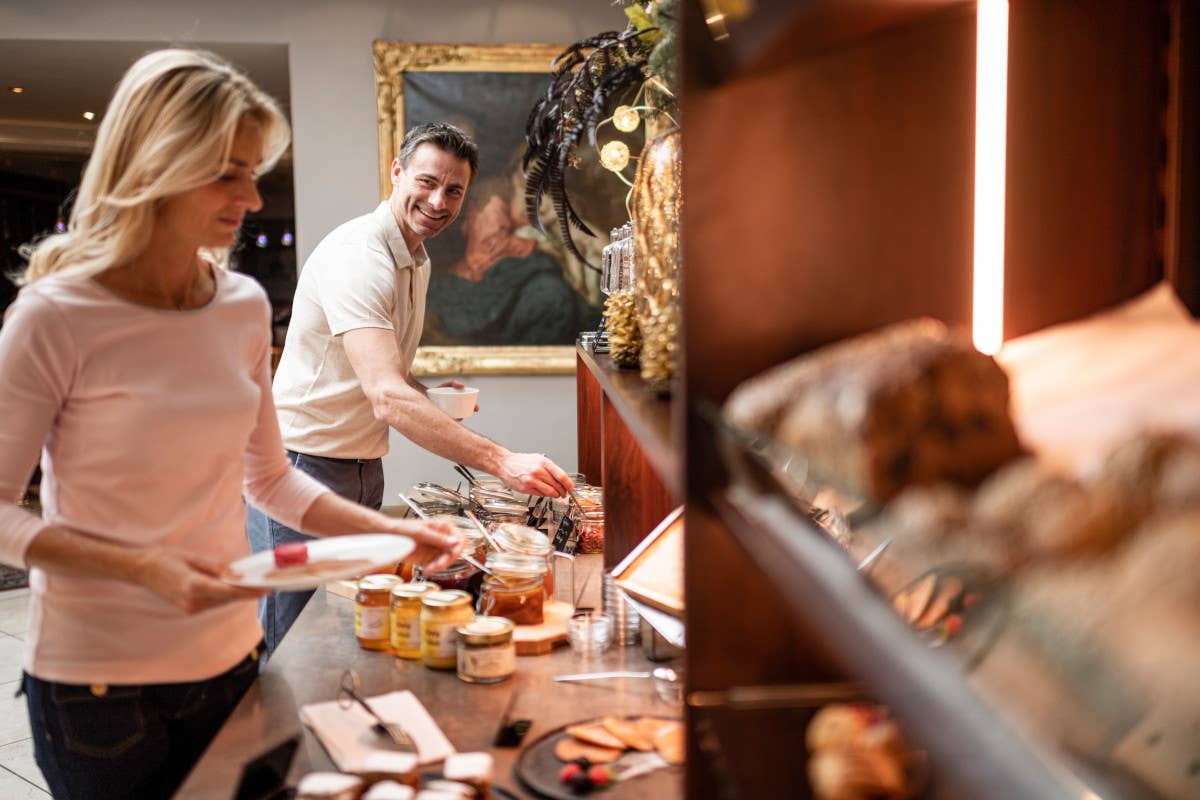 Romantik Hotel Stafler, colazione (foto Hannes Niederkofler ) Inverno stellato allo Stafler di Vipiteno