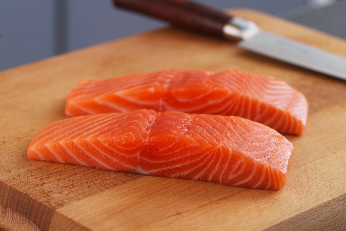 Tranci di salmone norvegese Salmone norvegese in gravidanza? Sì grazie!