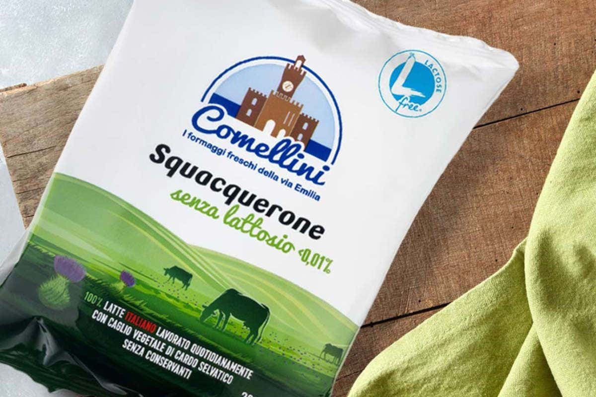 Marchio Lfree allo Squacquerone di Caseificio Comellini