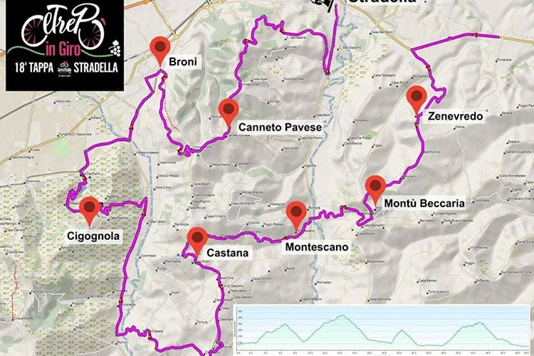 La 18 tappa del Giro d'Italia - Il Giro d'Italia arriva a Stradella L'Oltrepò prepara l'accoglienza
