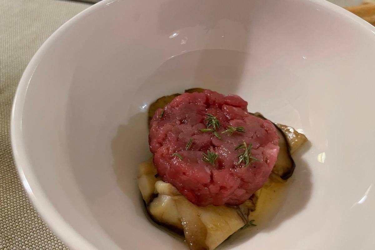 Tartare ai funghi Aqualux, relax, ambiente green e ottima cucina da EVO