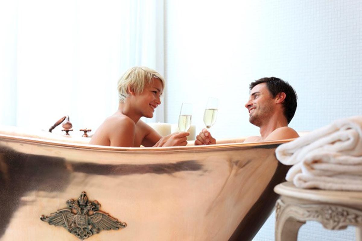 Trattamenti per la coppia anche nelle Pool Suite. Foto: Manuela Prossliner Ciaccolato, fragole e spa: ecco la ricetta di San Valentino di Terme Merano