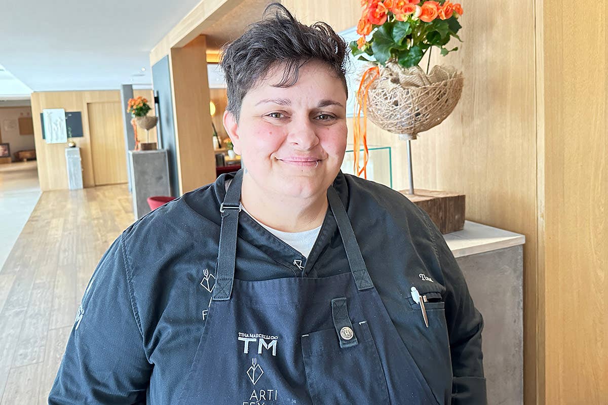 Artifex, il ristorante gourmet del Feuerstein Resort. Garantisce chef Tina Marcelli