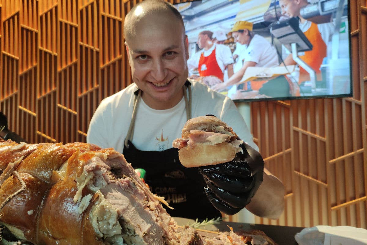 L’imprenditore abruzzese Raffaele Venditti RaffaelVenditti porta la porchetta negli “street store”