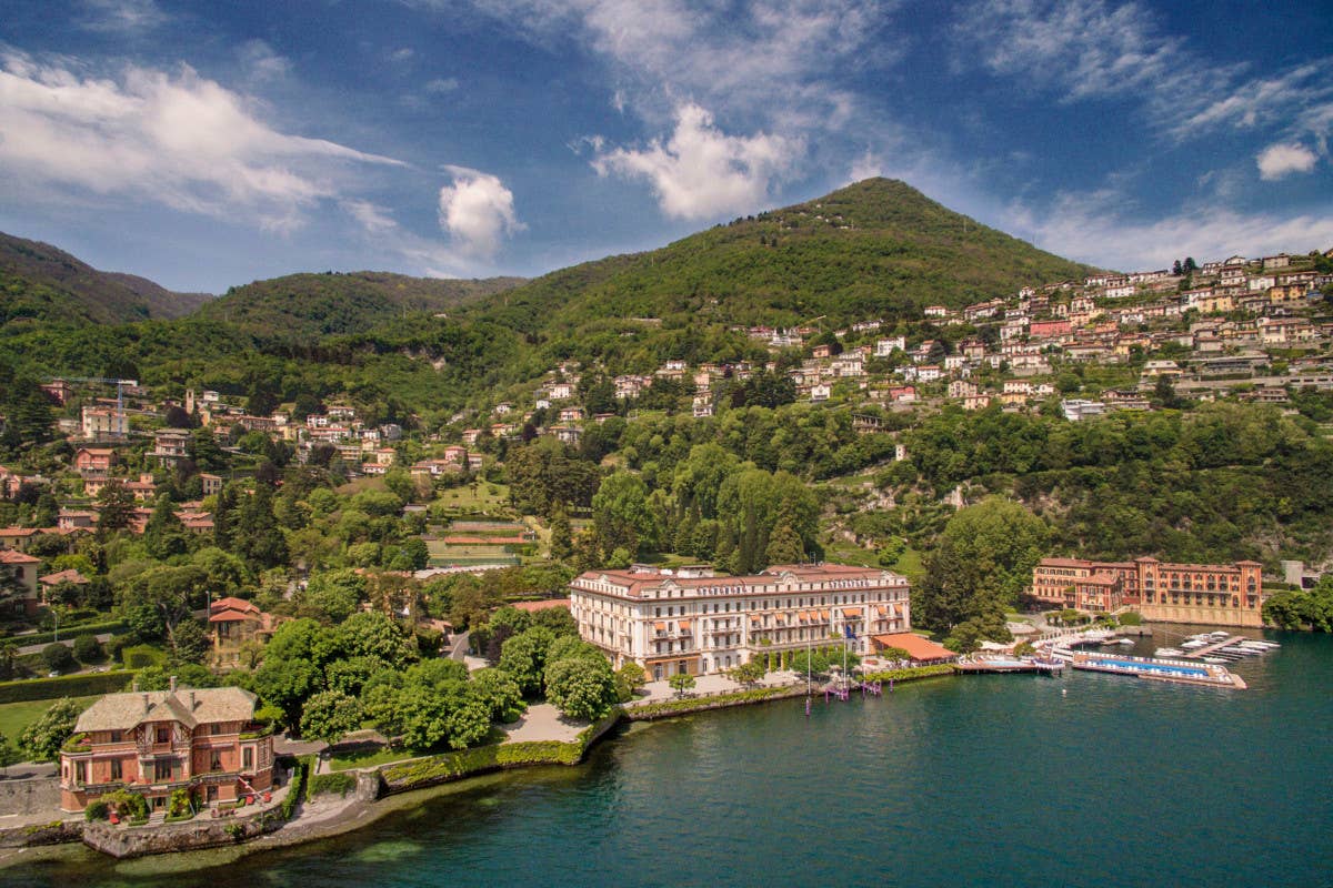 Villa d'Este dall'alto  Villa Belinzaghi torna a far parte di Villa d'Este