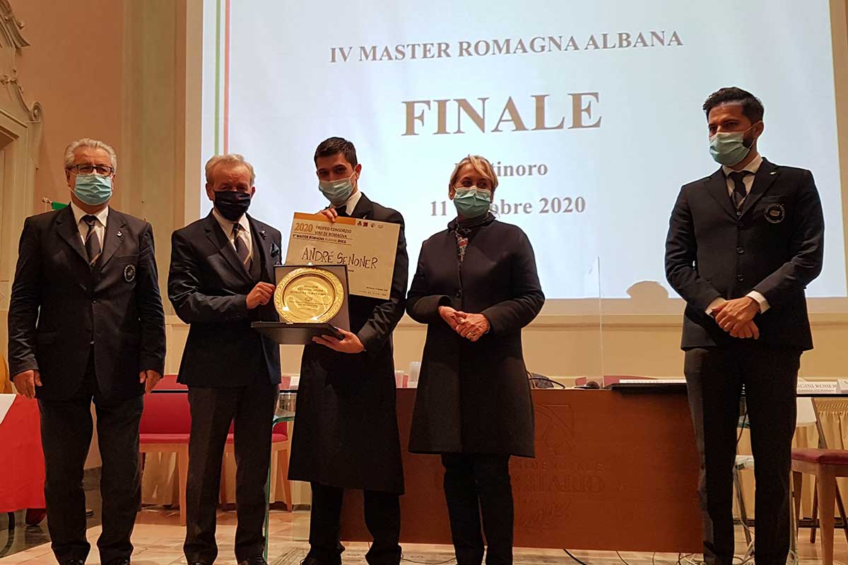 La finale del Master Ais Romagna 2020 vinta da Andrè Senoner Un weekend per celebrare l'Albana, orgoglio di Romagna e prima Docg bianca d'Italia