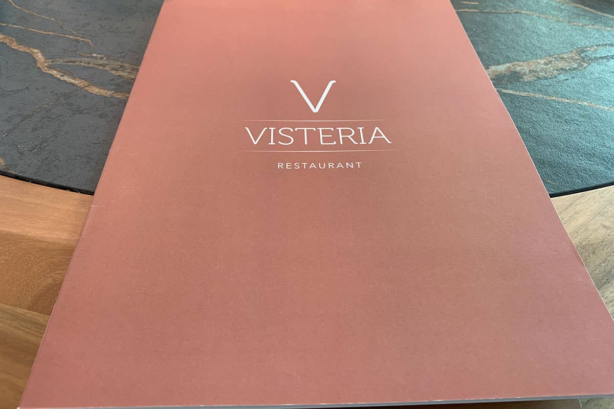 Gusto, estetica e colori nei piatti del nuovo Visteria di Varenna