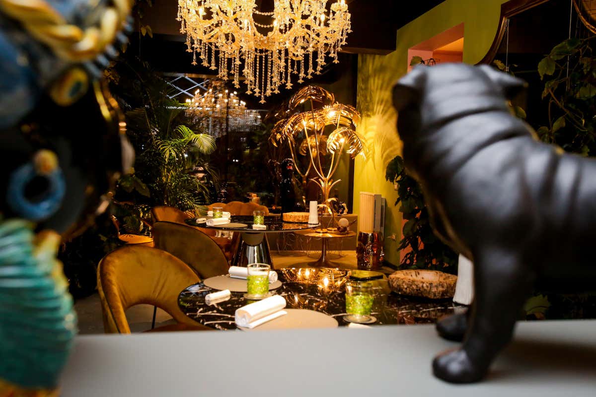 Un'altra sala del “Vite Nel menu del “Vite” di Simone Selva ci sono anche... gli arredi Un'altra sala del “Vite Nel menu del “Vite” di Simone Selva ci sono anche... gli arredi