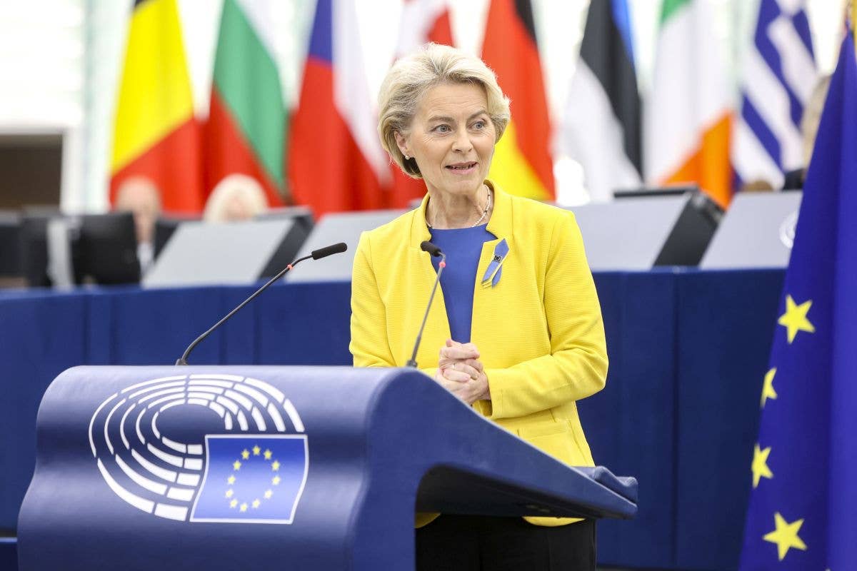 Foto agenziafotogramma.it (Italpress) Gas, Von der Leyen: “Pronti a studiare un price cap temporaneo”