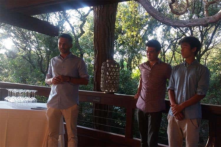 A sinistra, Alessandro Bonaguidi