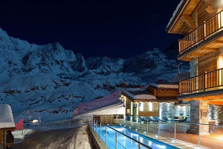 Il boutique hotel (Après ski direttamente sulle piste 
al Principe delle Nevi di Cervinia)