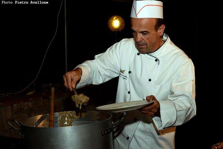 Preparazione della maracucciata - foto Pietro Avallone