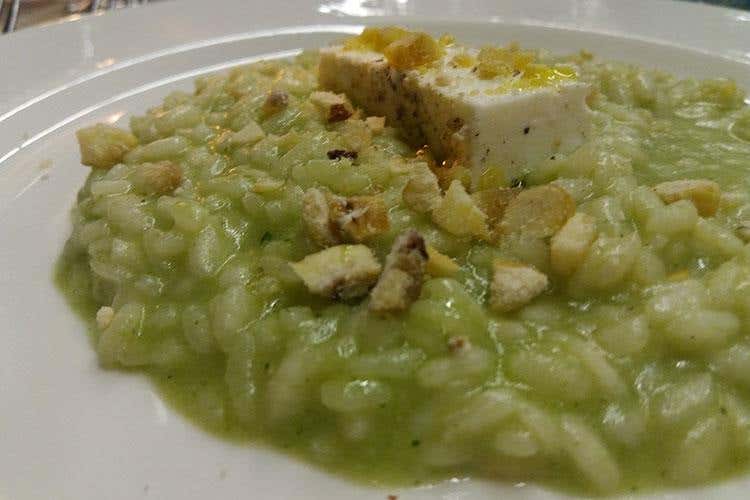 Risotto con i formagei dell'Azienda agricola Colombaera di Sotto il Monte e caldarroste (I prodotti tipici dell'Isola bergamasca 
Una promozione ai nastri di partenza)