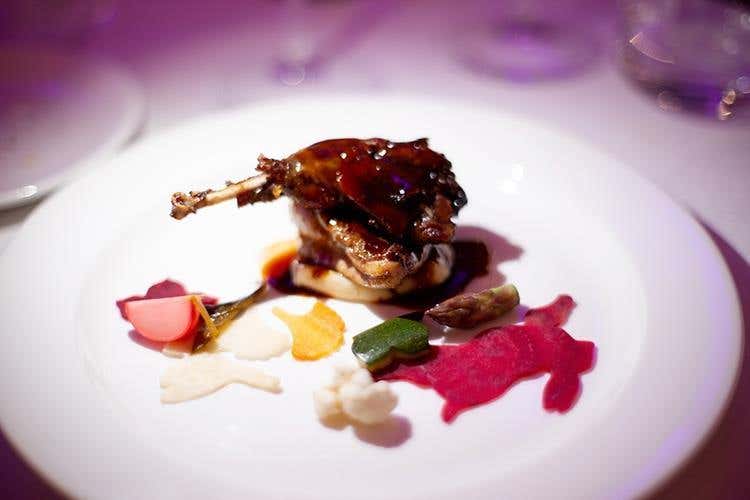 La pernice alla brace e la sua giardiniera (Il Verdicchio si lancia una sfida 
In abbinamento ai piatti di Recanati)