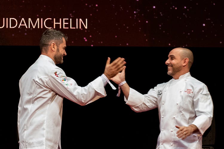 Enrico Bartolini e Roberto Monco (Michelin, 11 tre stelle con Bartolini 
Ma ancora dimenticate le pizzerie)